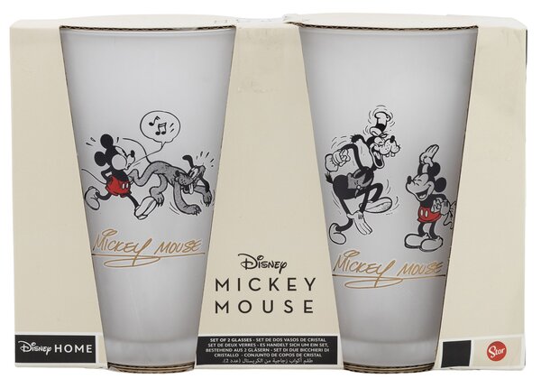 Set sklenic, 2ks, 480ml, Stor, Mickey Mouse
