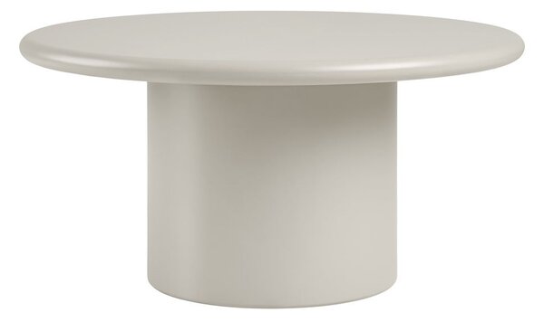 Krémový kulatý konferenční stolek ø 80 cm Nagano – House Nordic