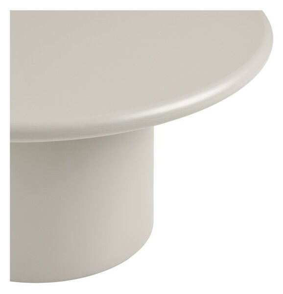 Krémový kulatý konferenční stolek ø 80 cm Nagano – House Nordic