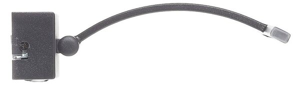 Freelight LED nástěnné světlo Matisse, šířka 45 cm, černá, stmívatelný, Černá, Obývací pokoj / jídelna, kov, Moderní