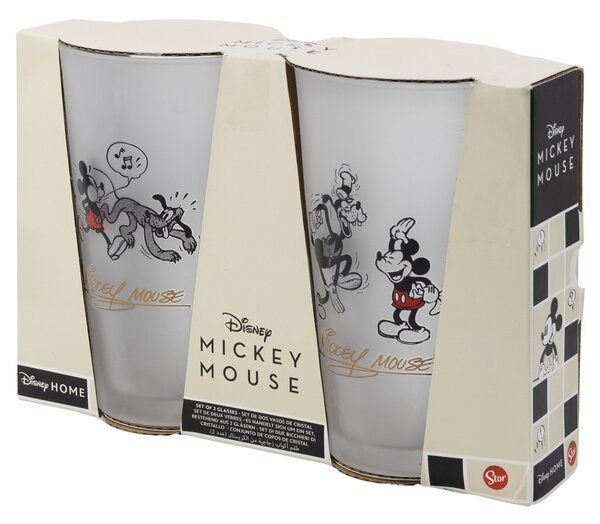 Set sklenic, 2ks, 480ml, Stor, Mickey Mouse