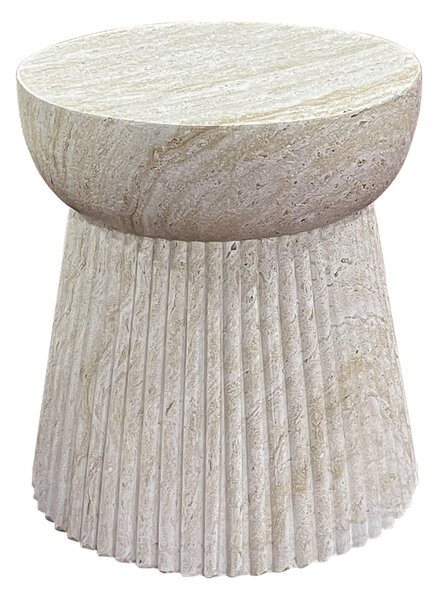 Kamenný kulatý zahradní stolek ø 37 cm Bonn – House Nordic