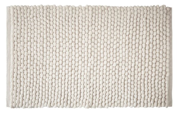 Bílá koupelnová předložka 50x80 cm Aspen Bobble – Bianca