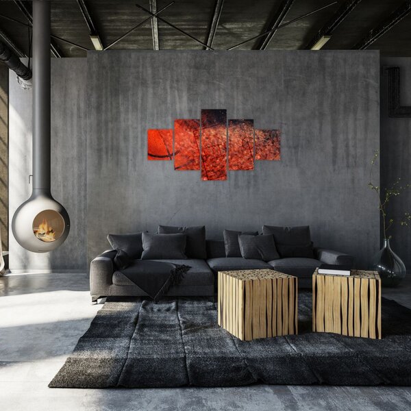 Obraz - Basketbalový míč (125x70 cm)
