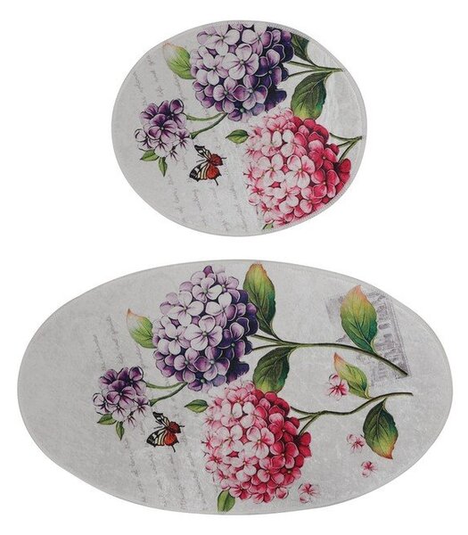 Koupelnové předložky v sadě 2 ks 60x100 cm Ortanca – Foutastic