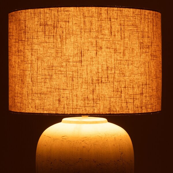 J-line Béžová keramická stolní lampa Mia 64 cm