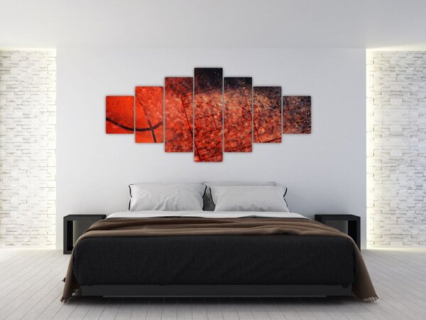 Obraz - Basketbalový míč (210x100 cm)