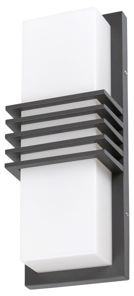 Rabalux 8940 Rodez LED Nástěnné venkovní světlo | Přírodní bílá | 12W | Bílá | Černá - r-8940