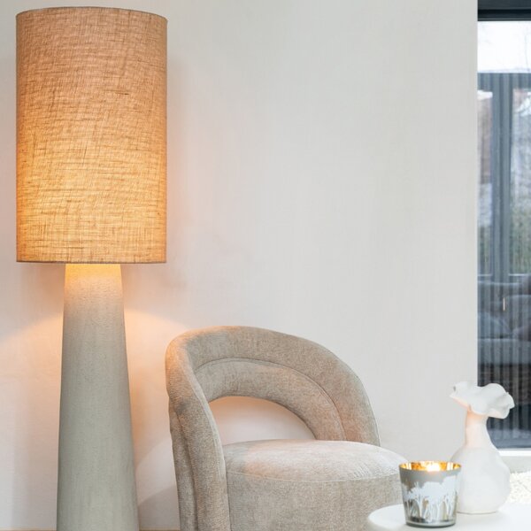 -25 % Dny MOMENTI– J-line Bílá stojací lampa Ava 168,5 cm