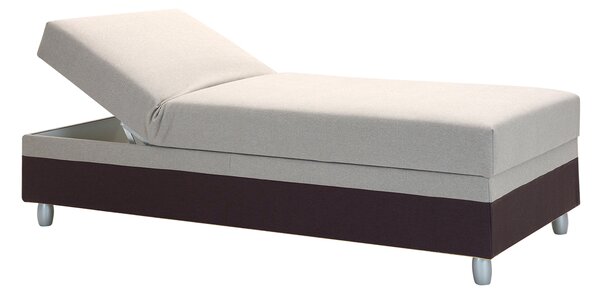 Jednolůžková postel 85 cm Sodak (hnědá + hnědošedá) (s úl. prostorem)