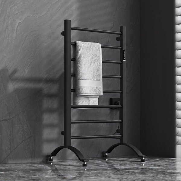 BPS-koupelny Elektrický koupelnový radiátor TAAL BL 200W, 50x91 cm, černý