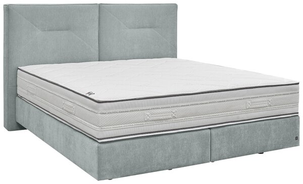 POSTEL BOXSPRING, 180/200 cm, světle modrá Dieter Knoll - Manželské postele