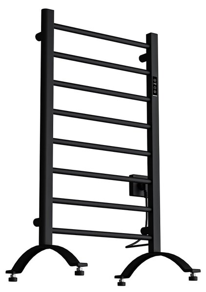 BPS-koupelny Elektrický koupelnový radiátor TAAL BL 200W, 50x91 cm, černý