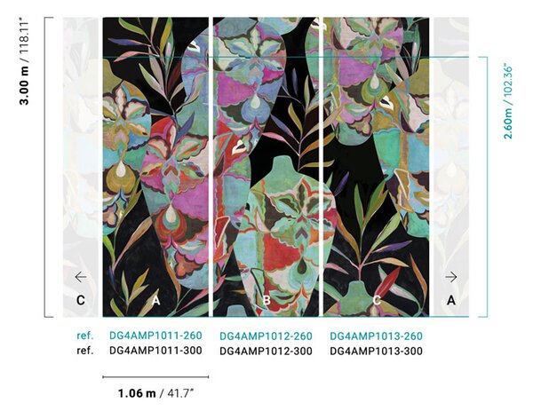 Vliesová fototapeta na zeď, Amfory, DG4AMP1013-260, Wall Designs IV, Khroma by Masureel