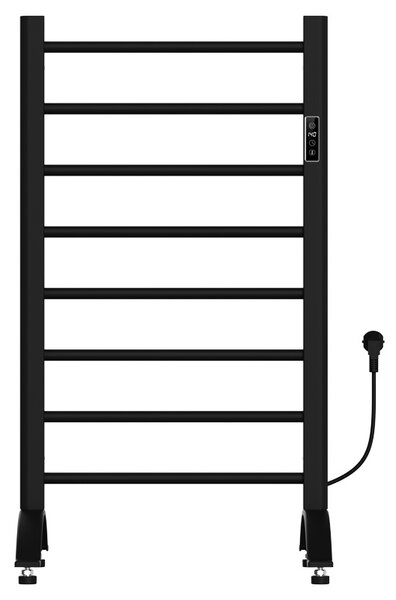 BPS-koupelny Elektrický koupelnový radiátor TAAL BL 200W, 50x91 cm, černý