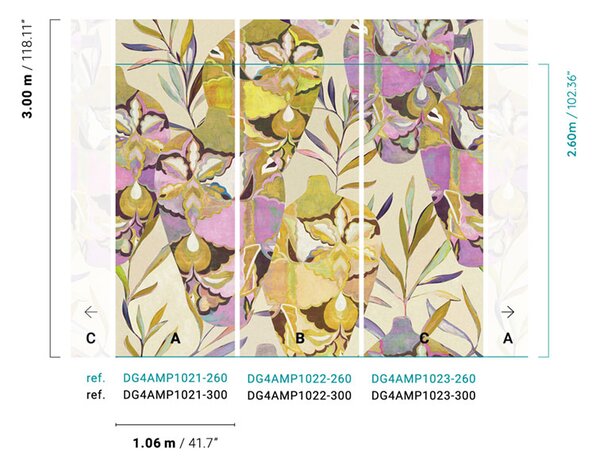 Vliesová fototapeta na zeď, Amfory, DG4AMP1022-260, Wall Designs IV, Khroma by Masureel