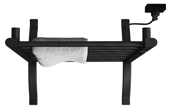 BPS-koupelny Elektrický koupelnový radiátor TAAL BL 200W, 50x91 cm, černý