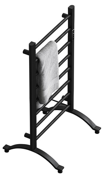 BPS-koupelny Elektrický koupelnový radiátor TAAL BL 200W, 50x91 cm, černý