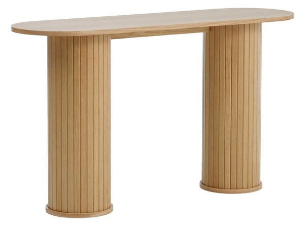 Konzolový stolek v přírodní barvě 40x130 cm Nola – Unique Furniture