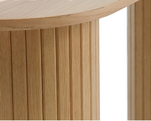 Konzolový stolek v přírodní barvě 40x130 cm Nola – Unique Furniture