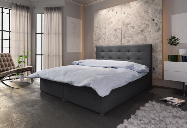 Čalouněná postel FADO 1 + rošt + matrace, 140x200, cosmic97