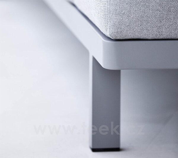 Cane-line Boční opěrka pro modulový díl Space, Cane-line, 104x30x46 cm, venkovní látka AirTouch light grey