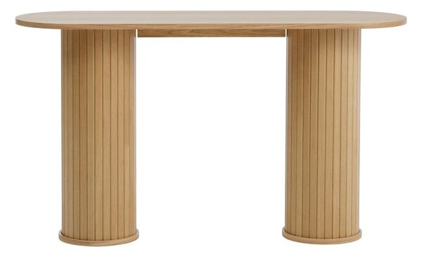 Konzolový stolek v přírodní barvě 40x130 cm Nola – Unique Furniture