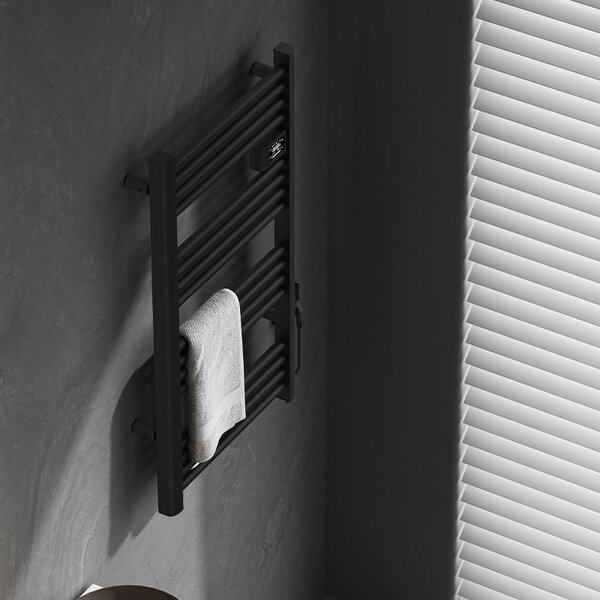 BPS-koupelny Elektrický koupelnový radiátor LOA BL 500W 54x96 cm, černý
