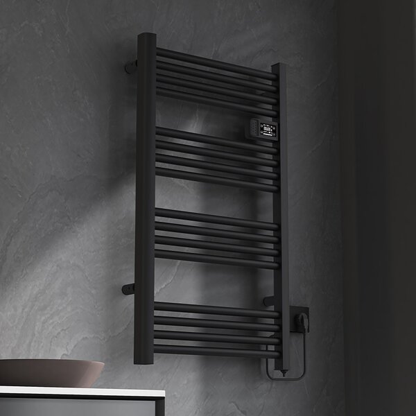 BPS-koupelny Elektrický koupelnový radiátor LOA BL 500W 54x96 cm, černý
