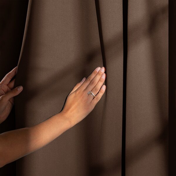 Hnědý dimout závěs 140x175 cm Kierra – Restilo