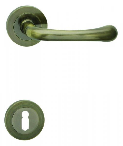 Cobra Kování Dea-R (bronz česaný) Provedení: PZ - klika/klika s otvorem pro zámek FAB