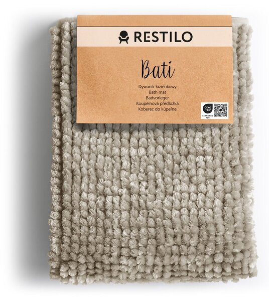 Béžová koupelnová předložka 50x70 cm Bati – Restilo