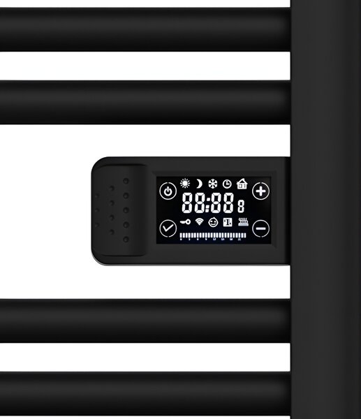 BPS-koupelny Elektrický koupelnový radiátor LOA BL 500W 54x96 cm, černý