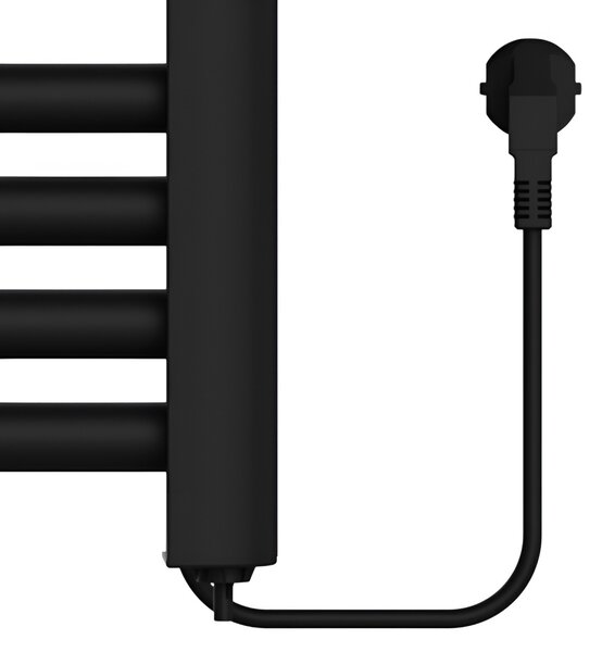 BPS-koupelny Elektrický koupelnový radiátor LOA BL 500W 54x96 cm, černý