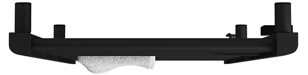 BPS-koupelny Elektrický koupelnový radiátor LOA BL 500W 54x96 cm, černý