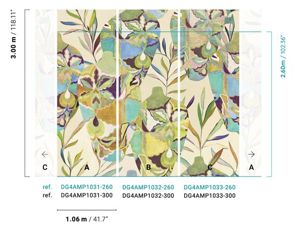 Vliesová fototapeta na zeď, Amfory, DG4AMP1031-260, Wall Designs IV, Khroma by Masureel