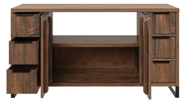 Sob nábytek - Koupelnový set 138 cm Victoria III borovice hnědá - A2793
