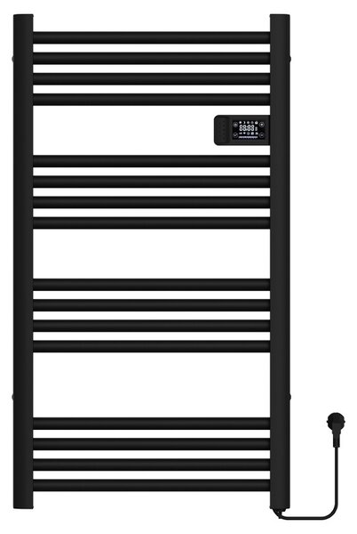 BPS-koupelny Elektrický koupelnový radiátor LOA BL 500W 54x96 cm, černý