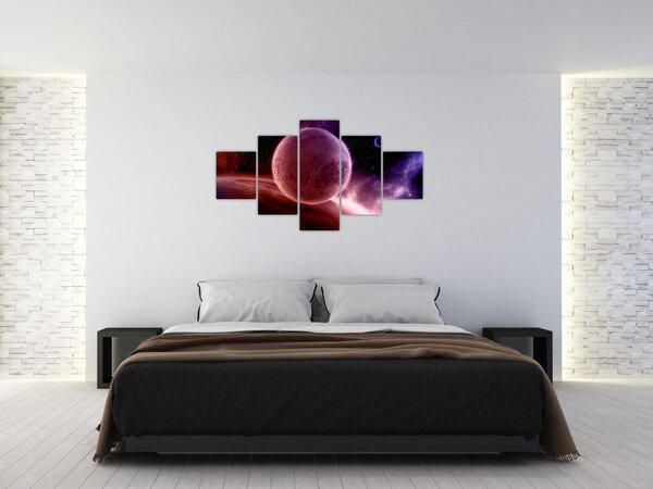 Obraz - Planeta (125x70 cm)