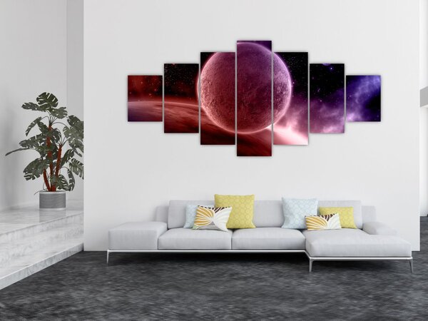 Obraz - Planeta (210x100 cm)