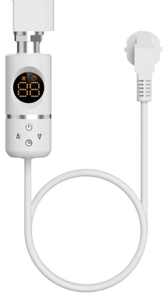 BPS-koupelny Elektrický koupelnový radiátor MANAM WH 300W, 40x50 cm, bílý