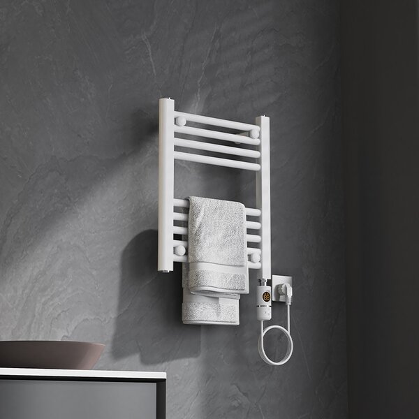 BPS-koupelny Elektrický koupelnový radiátor MANAM WH 300W, 40x50 cm, bílý