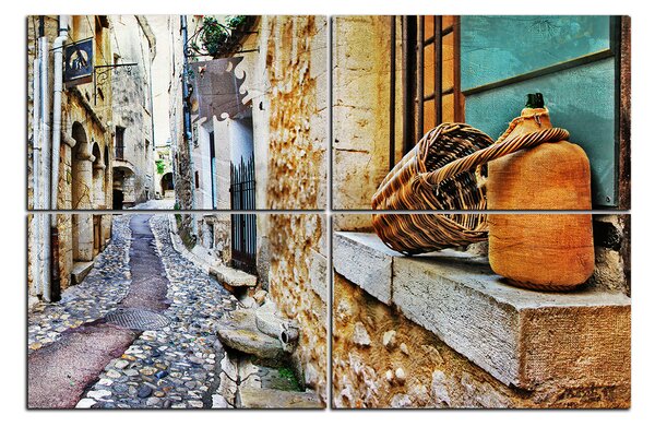 Obraz na plátně - Stará středomořská ulice 1151E (120x80 cm)