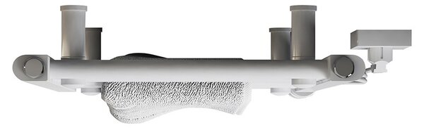 BPS-koupelny Elektrický koupelnový radiátor MANAM WH 300W, 40x50 cm, bílý