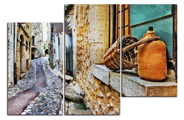 Obraz na plátně - Stará středomořská ulice 1151D (90x60 cm)