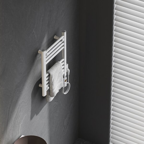 BPS-koupelny Elektrický koupelnový radiátor MANAM WH 300W, 40x50 cm, bílý