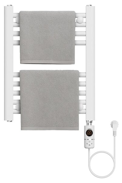 BPS-koupelny Elektrický koupelnový radiátor MANAM WH 300W, 40x50 cm, bílý