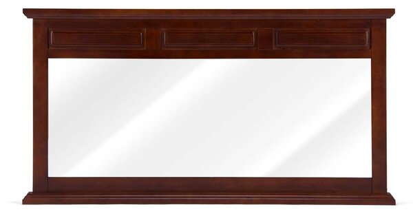 Sob nábytek - Velké hnědé zrcadlo dřevěné Bradford 160x86 - F010013219