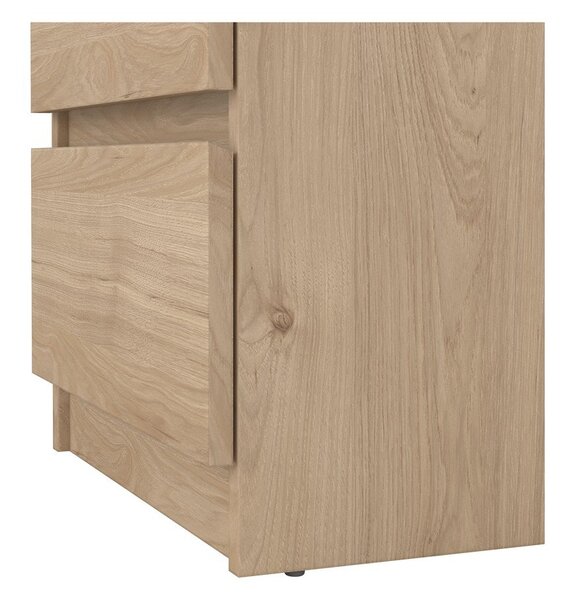 Komoda v dekoru dubu v přírodní barvě 40x70x50 cm Naia – Tvilum