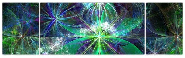 Obraz - Abstraktní geometrické tvary (170x50 cm)